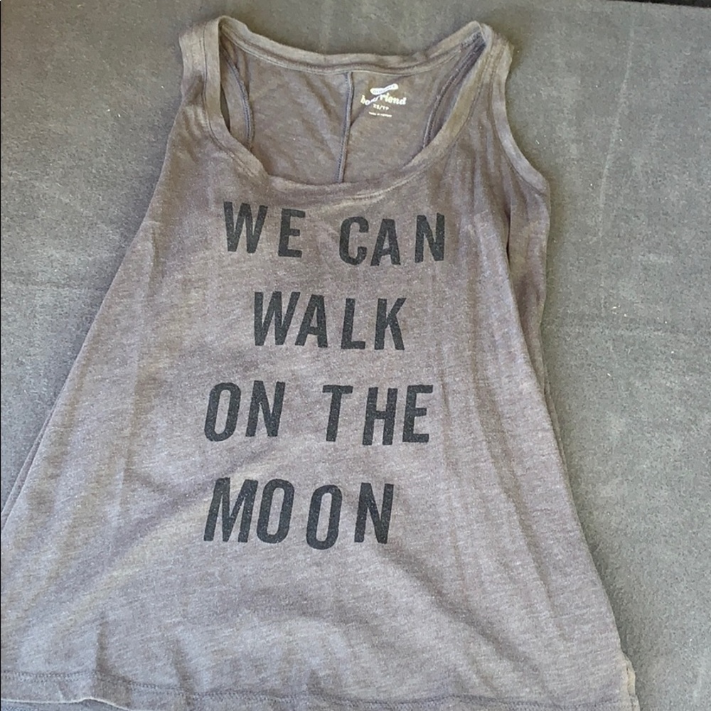 Free ❤️Old navy boyfriend tank xs moon